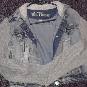 Light wash denim jacket